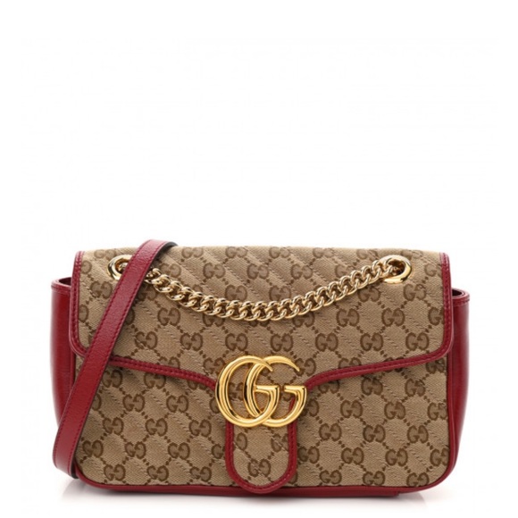 Gucci Accessories - Brand New Gucci Marmont Moni GG Canvas Leather Bag include Full Package Receipt